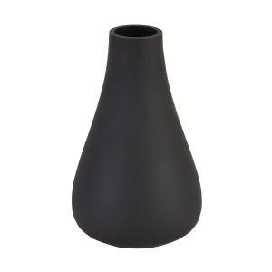 Zwarte Vaas – Matte Keramiek voor Modern Interieur