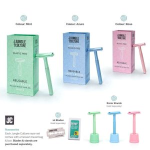 Herbruikbaar Scheermes Met Houder – Duurzaam en Unisex