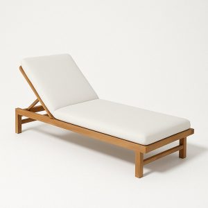 Teak Ligstoel Bal – Luxe Genieten in de Tuin