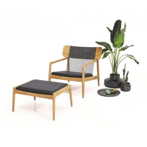 sukai tuinstoel met ottomans