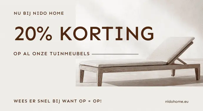 tuinmeubelen korting
