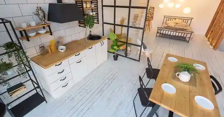 Appartement Scandinavisch inrichten met een industriële stijl